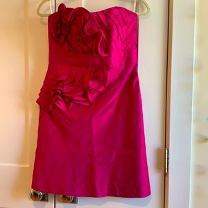 Phoebe Couture Strapless Party Ruffle Dress